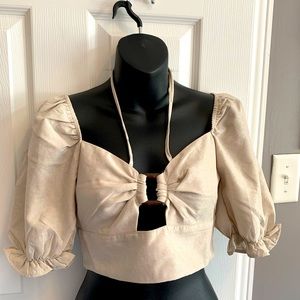 2/30$🔮 Missguided Crop Top Ruffle Size 2